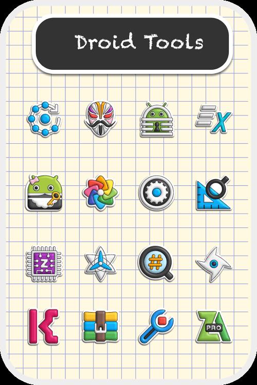 Poppin icon pack Captura de tela 2