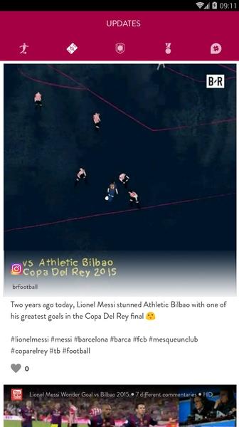 Messi App Oficial Capture d'écran 1