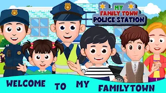 My Family Town - City Police Zrzut ekranu 0