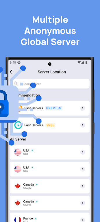 Turbo Secure VPN: Fast Proxy ภาพหน้าจอ 0