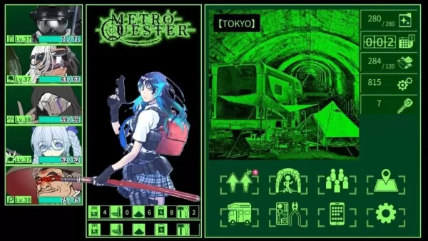 Metro Quester - Hack & Slash est le dernier RPG d'exploration du donjon de Kemco sur mobile