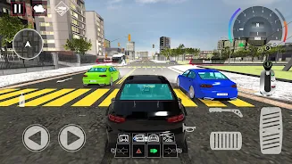 Traffic Car Driving Simulator Скриншот 1