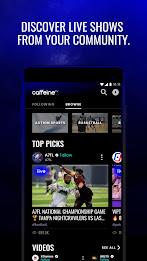 Caffeine: Live Streaming স্ক্রিনশট 1