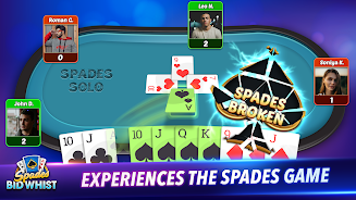 Spades: Bid Whist Classic Game ဖန်သားပြင်ဓာတ်ပုံ 2