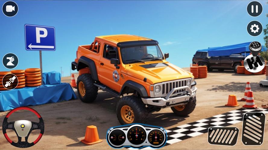 Offroad 4x4 Jeep Driving Games Schermafbeelding 2