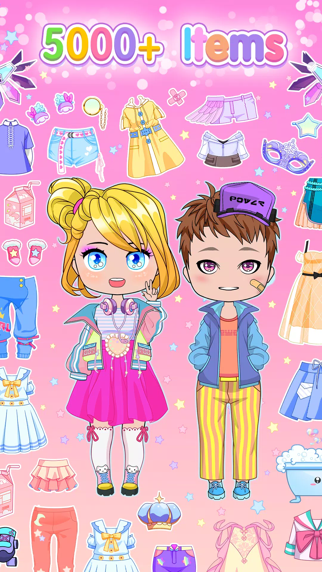 ちび人形 : アバター 作成 & 着せ替え ゲーム スクリーンショット 2