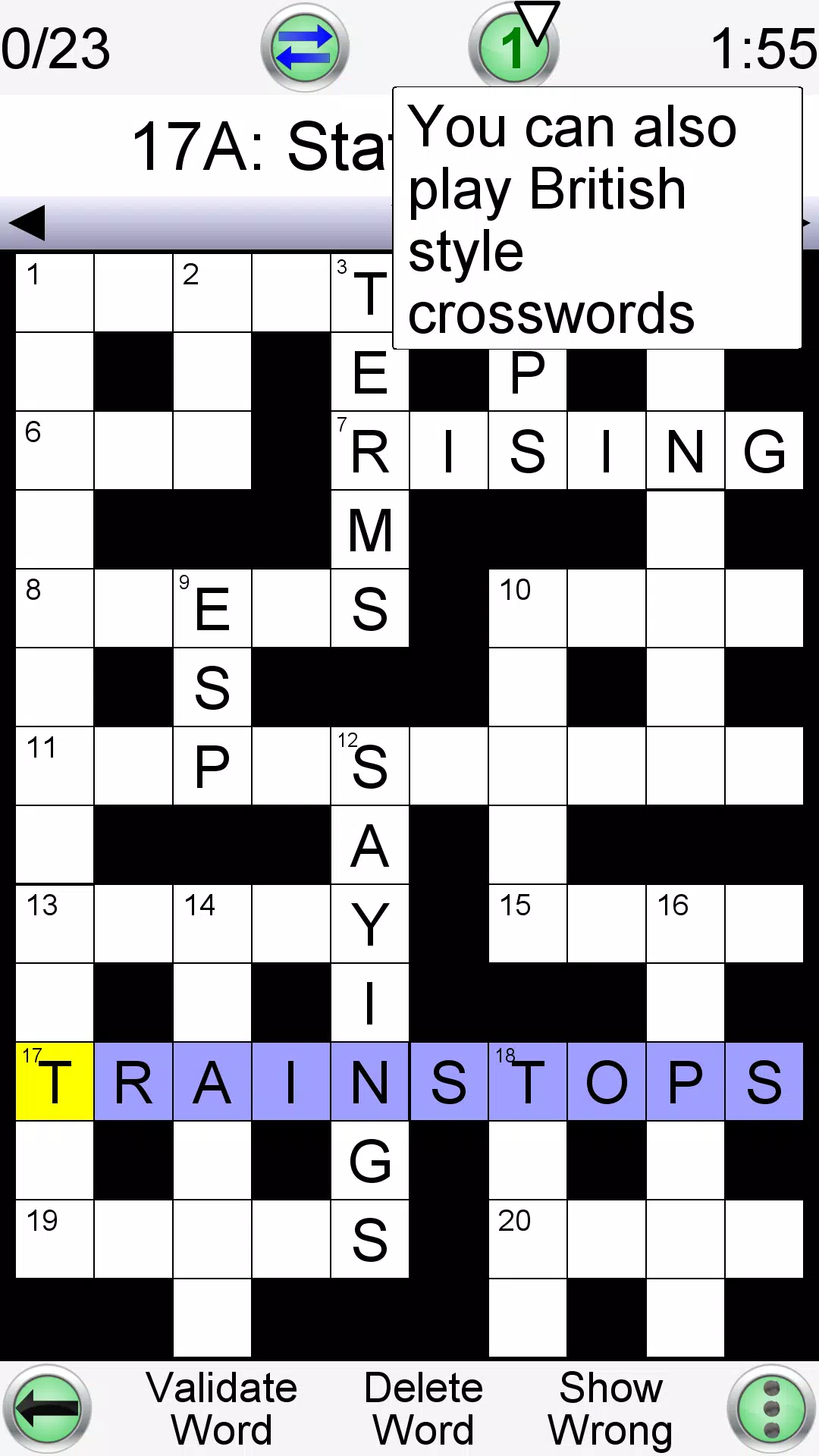 Arrow Crossword应用截图第1张