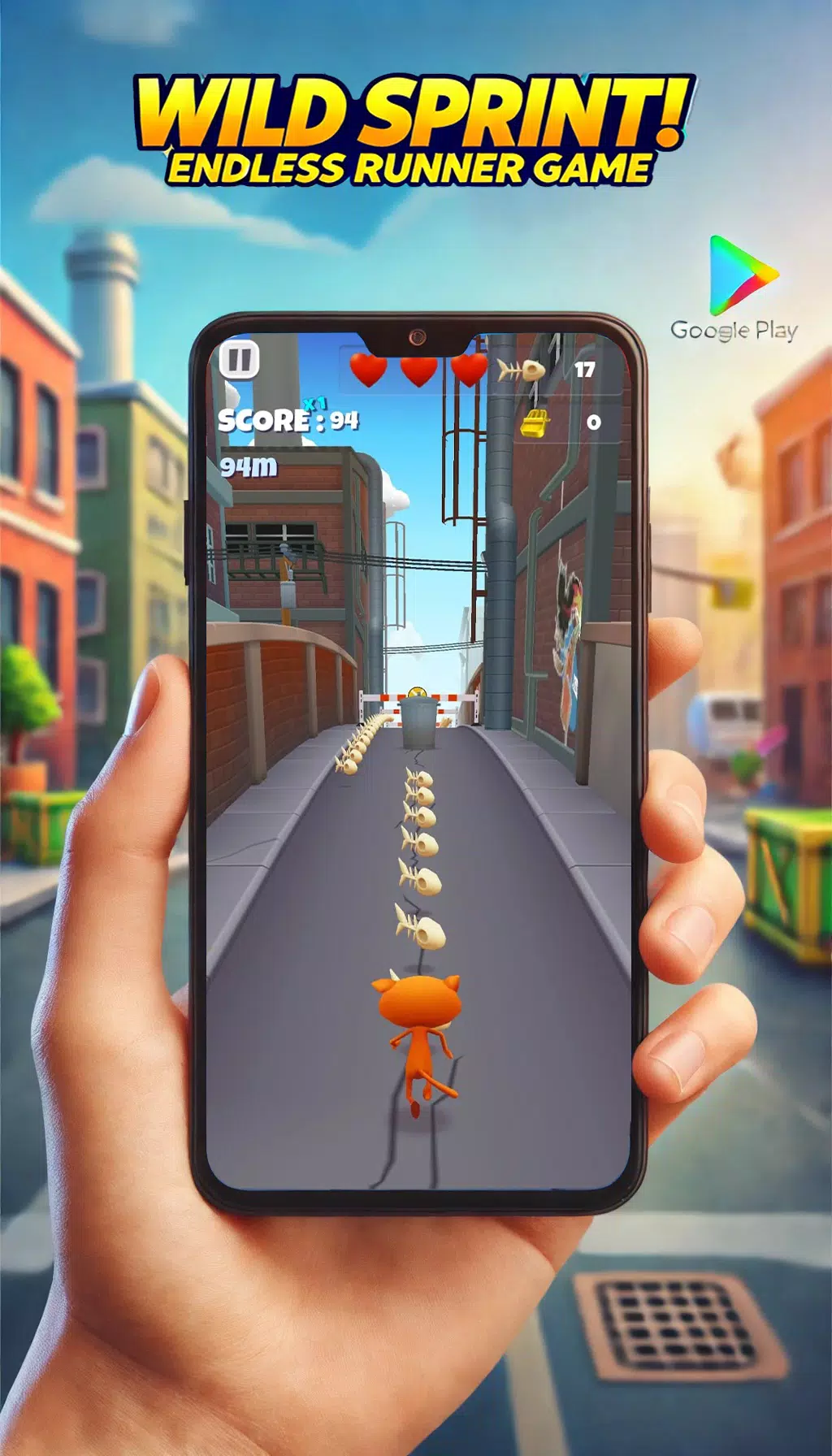 Wild Sprint: Endless Runner Schermafbeelding 0