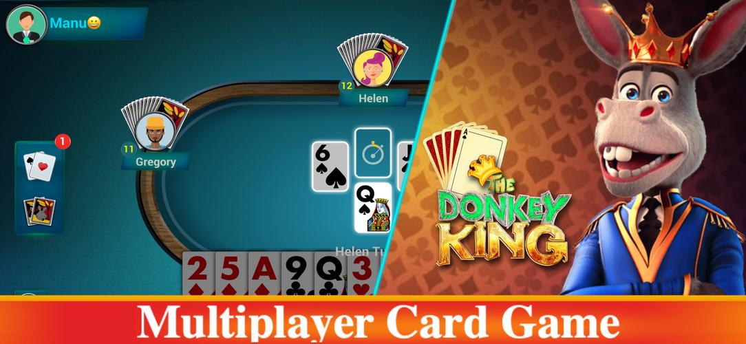 Donkey King: Donkey card game Скриншот 0