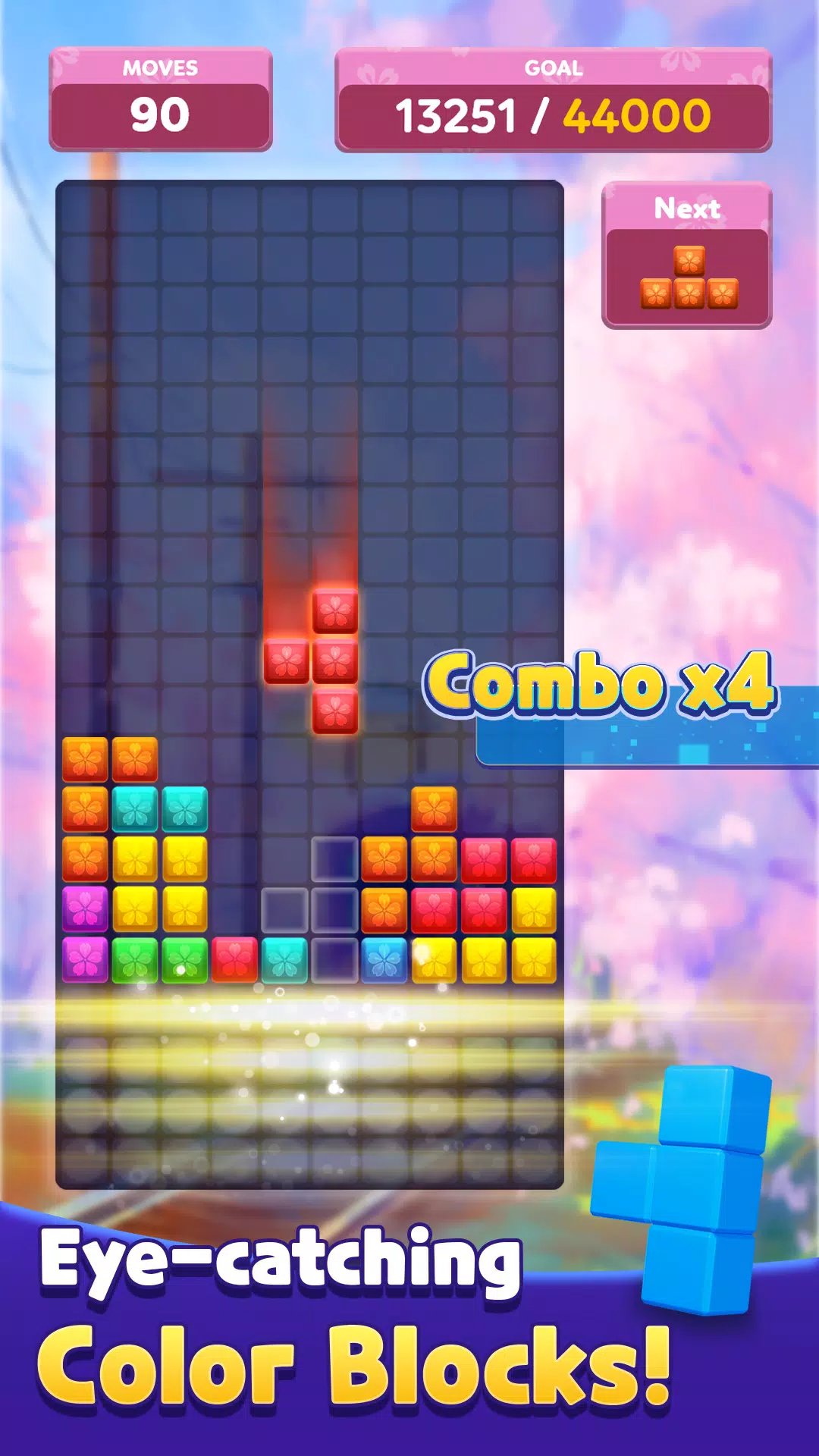 Classic Falling Brick Captura de pantalla 2