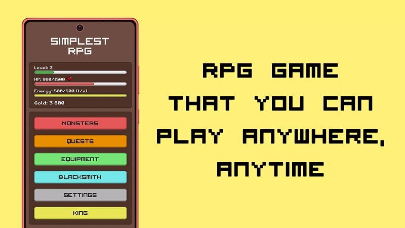 Simplest RPG - Text Adventure 스크린샷 1