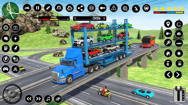 Car Transporter PRO Truck Game Ảnh chụp màn hình 2