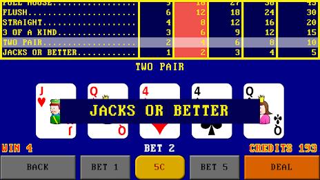 Video Poker Simulator應用截圖第1張