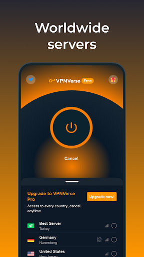 VPNVerse - IP Address Changer ภาพหน้าจอ 0