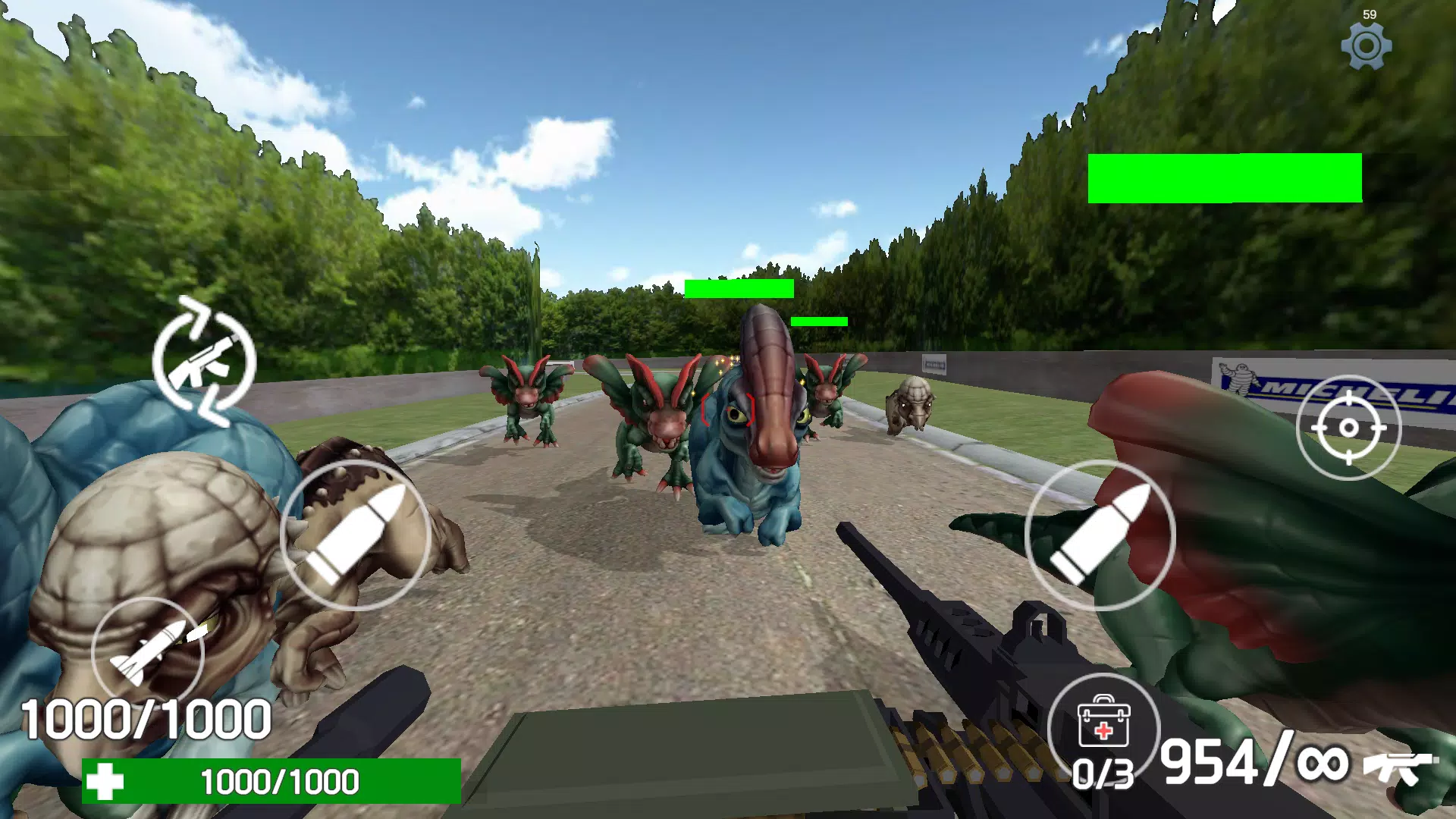 Dinosaur Park: Jurassic Chase Captura de pantalla 2