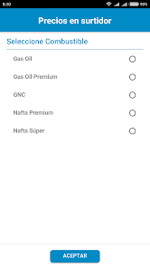 Precios en surtidor Captura de pantalla 0