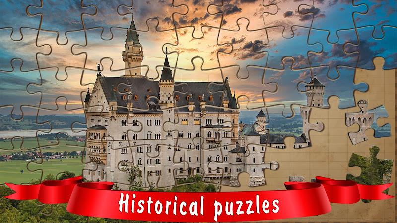 Big puzzles: Castles Скриншот 0