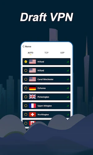 Draft VPN Captura de pantalla 1