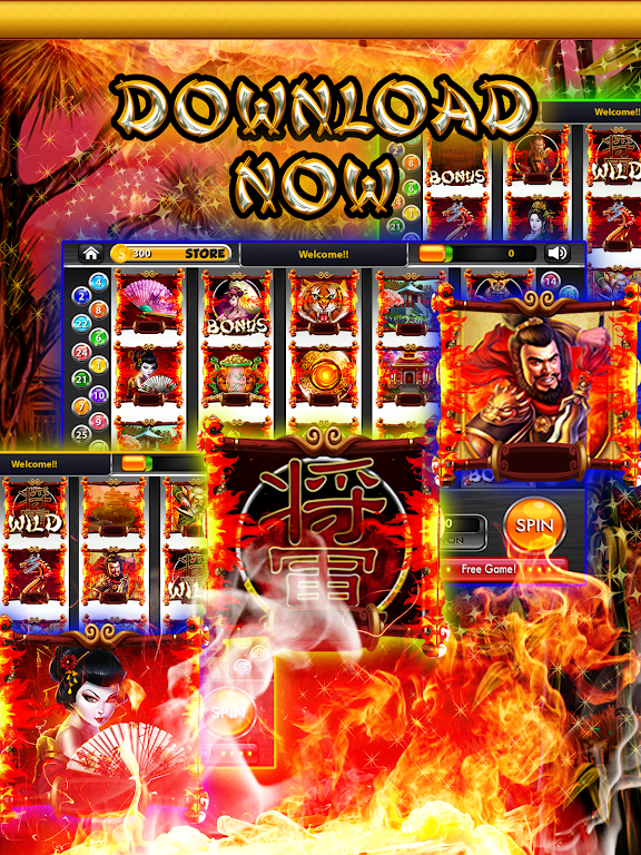 Blazing Samurai Slots – Free スクリーンショット 1