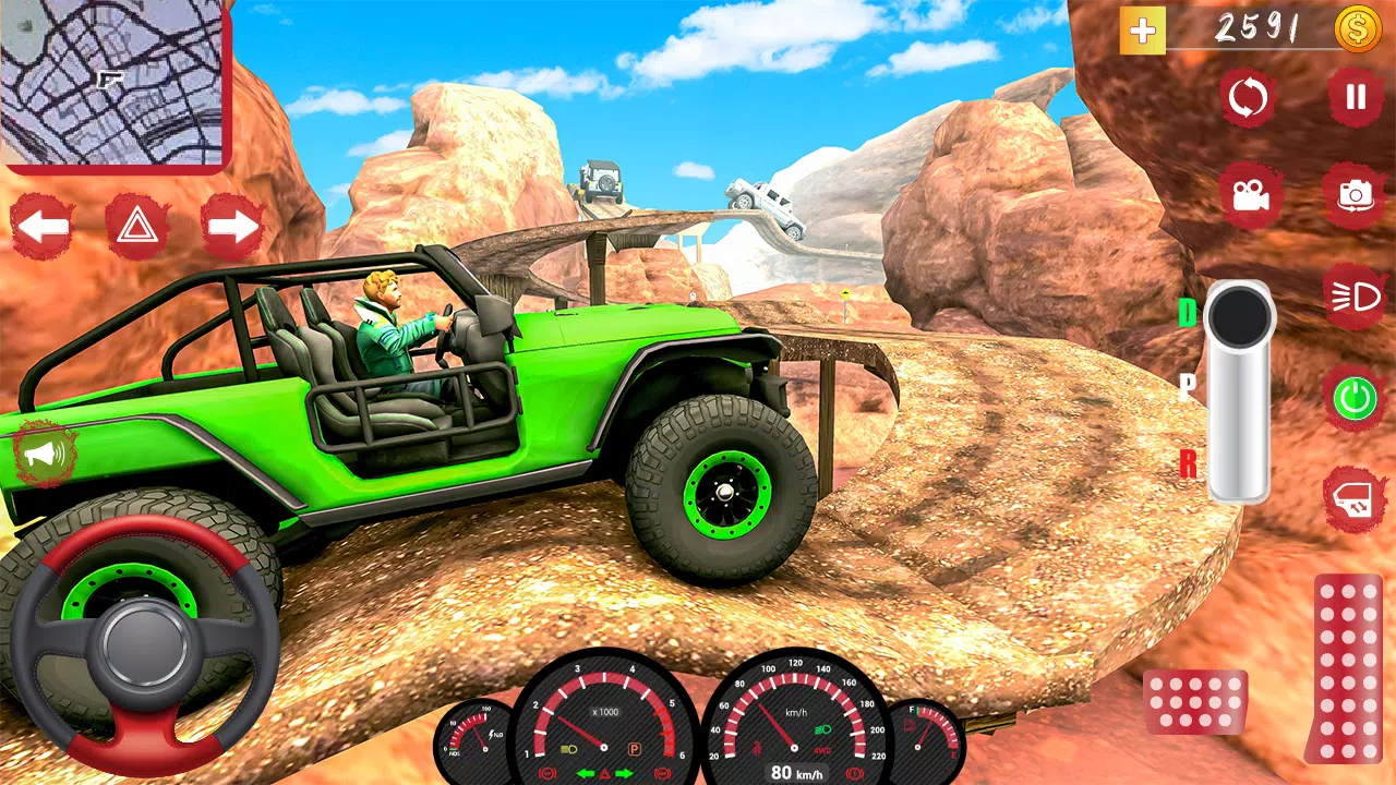 Mud Jeep Mud Driving Simulator Schermafbeelding 0