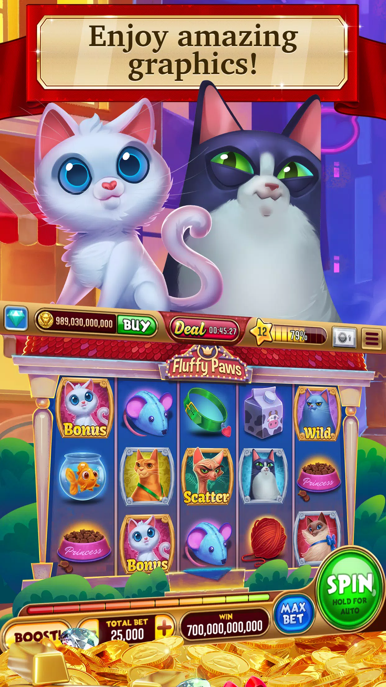 Schermata Slots Panther Vegas: Casino 1