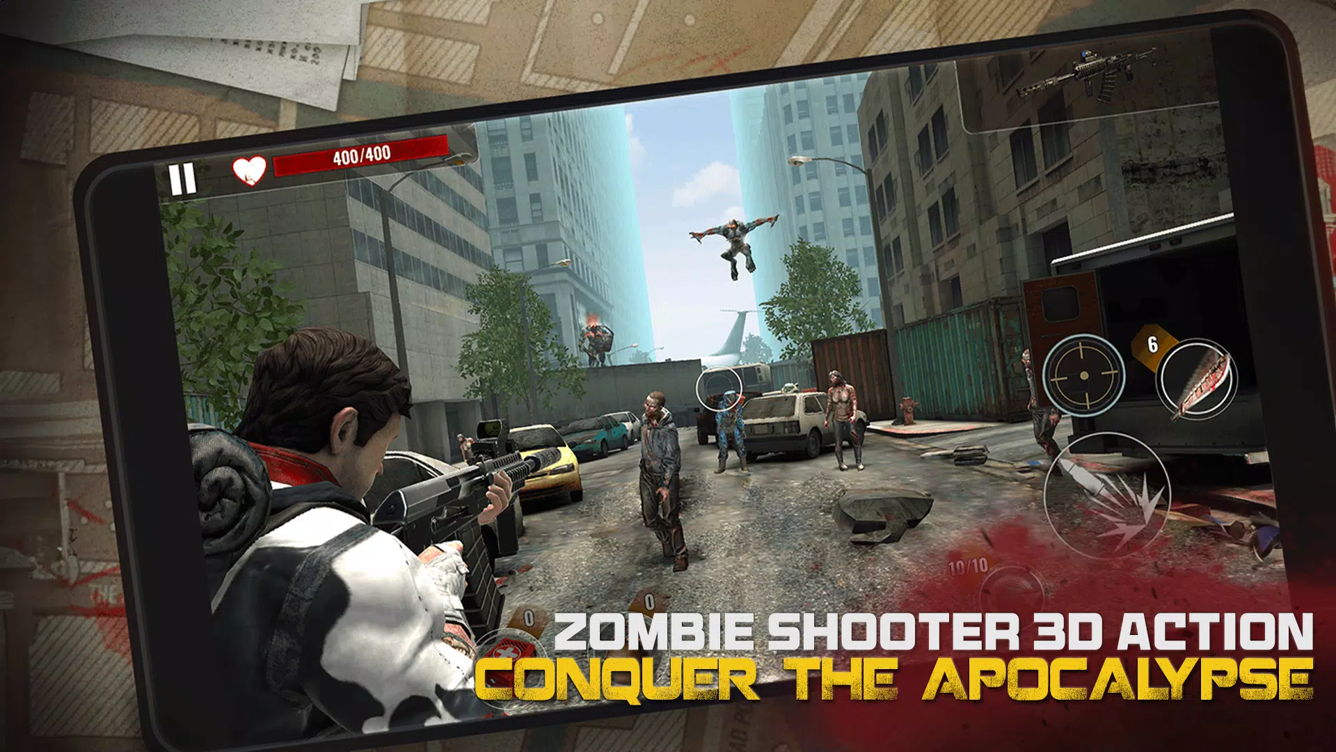 Schermata Zombie Shooter 3D 1