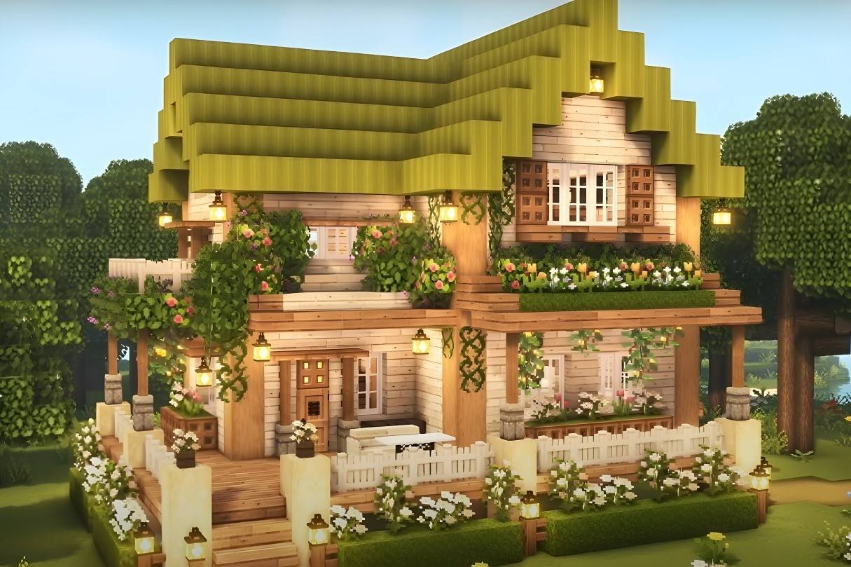 Rustic forest cottage design