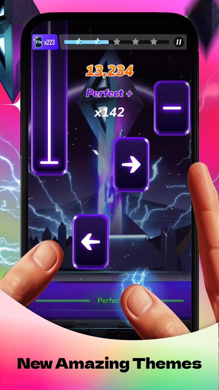 Rhythm Rush-Magic Piano Tiles Screenshot 2