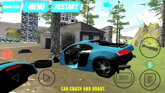 Car Crash And Roads Captura de tela 0