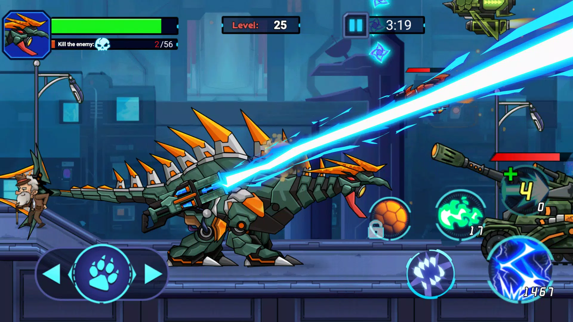 Mech Dinosaur War Capture d'écran 1