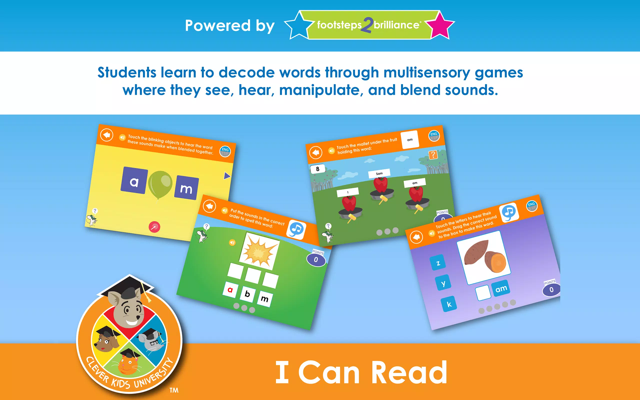 Clever Kids U: I Can Read 스크린샷 2