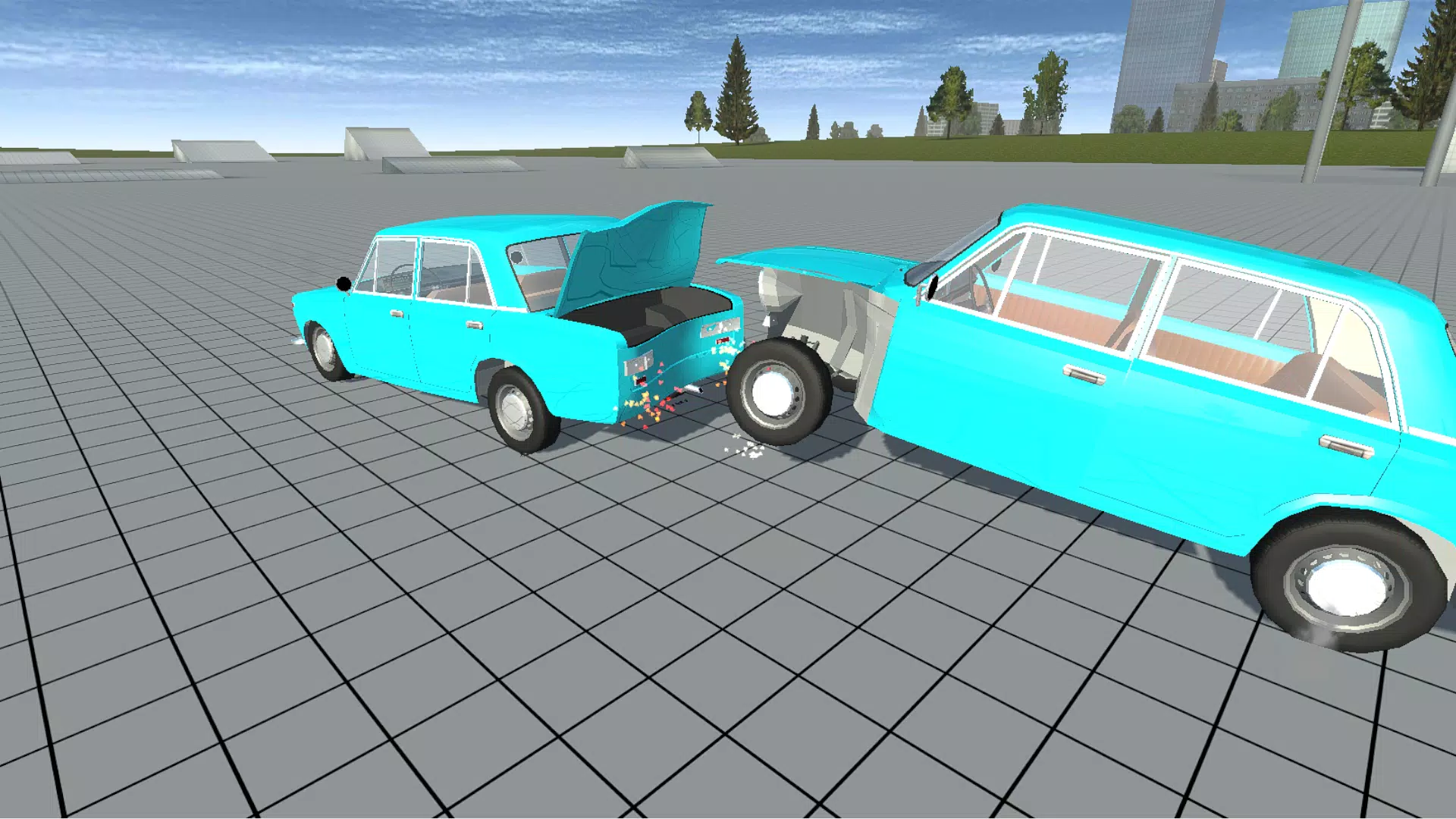 Simple Car Crash Physics Sim Captura de pantalla 3