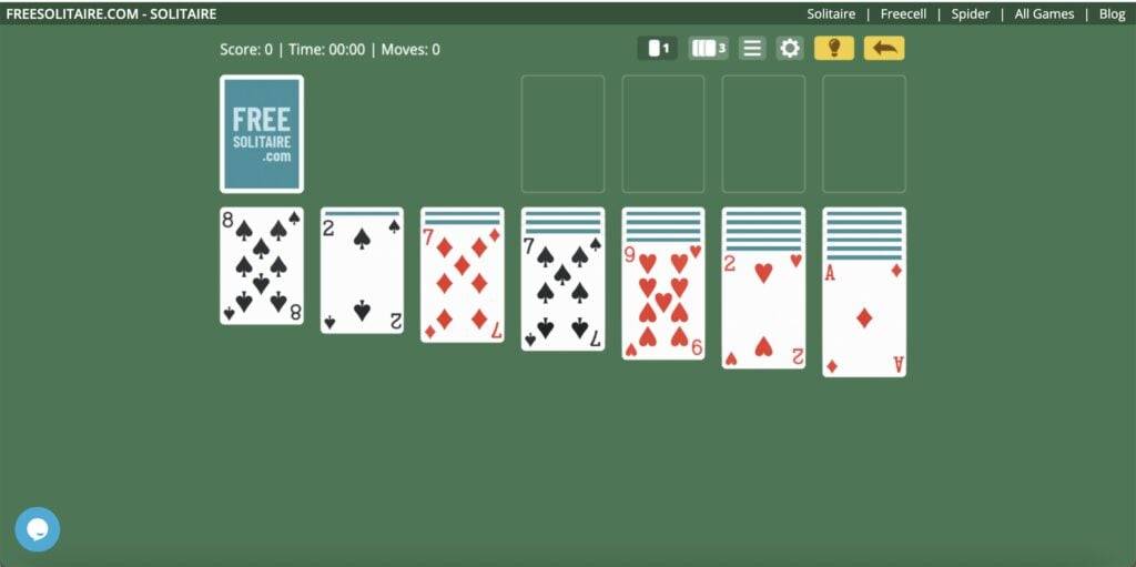 Freesolitaire.com propose des jeux de cartes à gogo - et il est jouable sur mobile