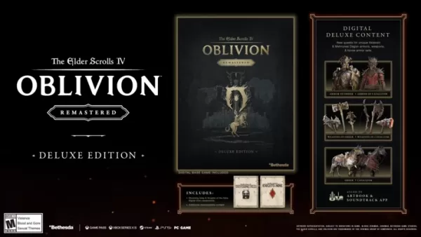 Elder Scrolls Oblivion Remastered Preorder and DLC
