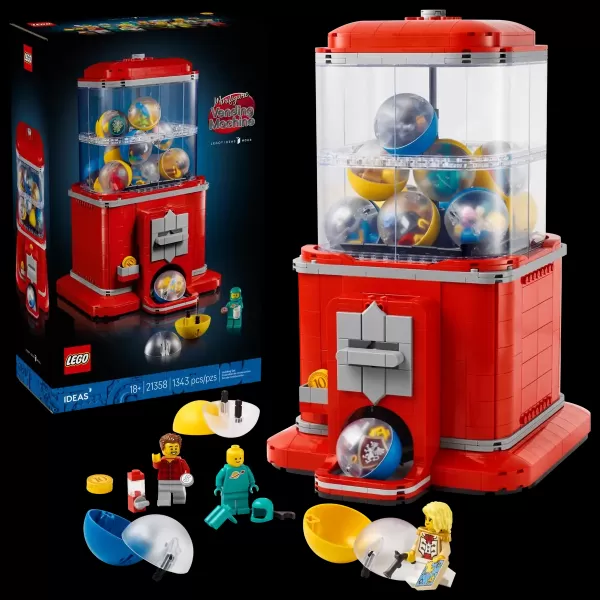 LEGO Minifigure Vending Machine display