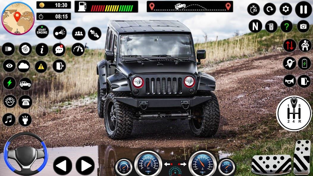 Offroad Car Driving Jeep Games Mod ภาพหน้าจอ 0