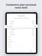 fresh - Daily news break app Schermafbeelding 3