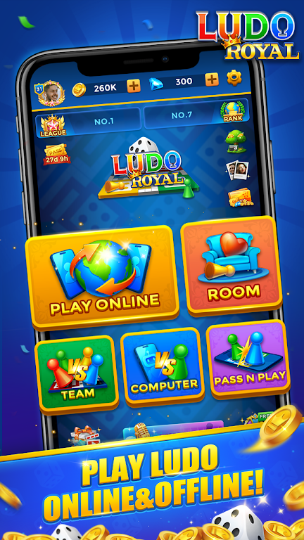 Ludo Royal - Happy Voice Chat Tangkapan skrin 1