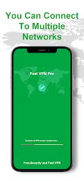 Fast VPN Pro - Secure Proxy Captura de tela 1