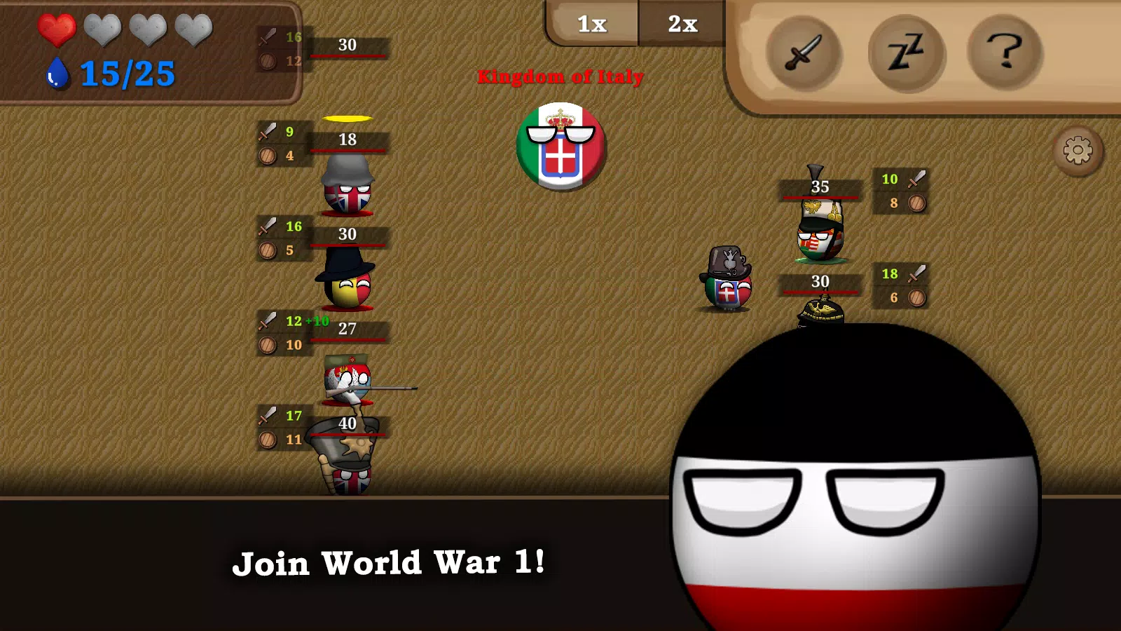 Countryball: Europe 1890 Captura de pantalla 2