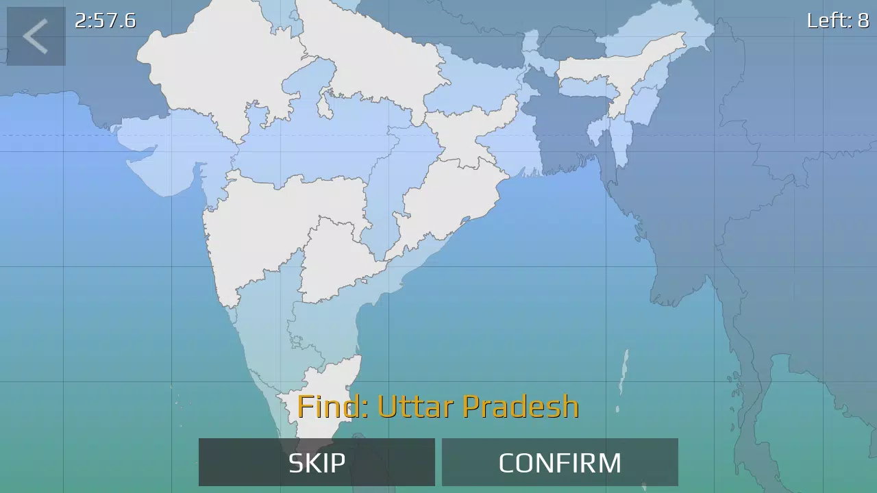 India Map Quiz Captura de tela 3