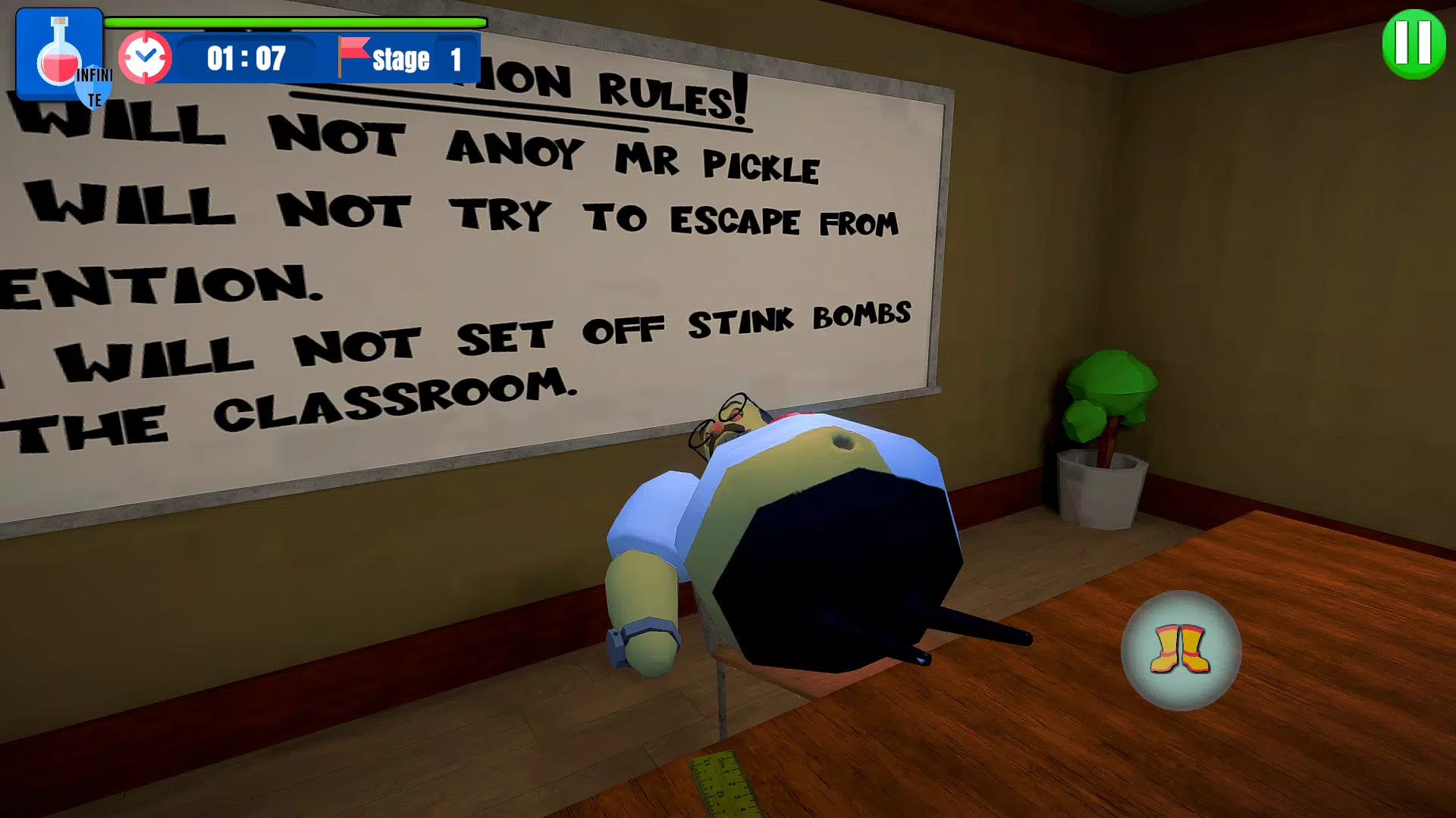 Obby School Breakout Captura de tela 0
