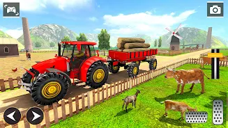 Tractor Simulator Farming Game स्क्रीनशॉट 0