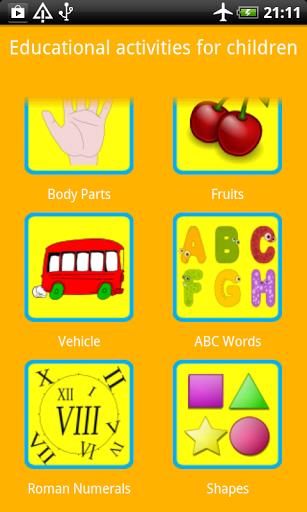 Educational activities for kid Captura de pantalla 2