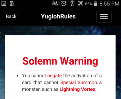 Yugirules [Card Rulings] Screenshot 2