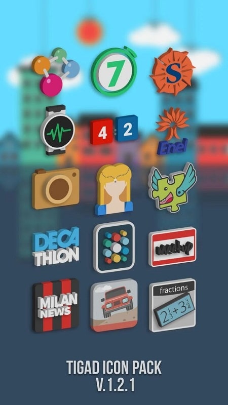 Tigad Pro Icon Pack Ảnh chụp màn hình 0