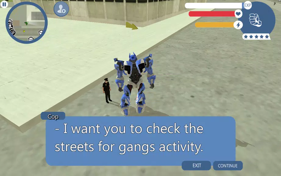 Supercar Robot Screenshot 0