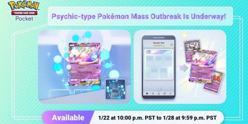 Psychic Pokémon Feature in New Pokémon TCG Pocket Event