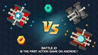 Battle.io Tank Battle Game Schermafbeelding 0