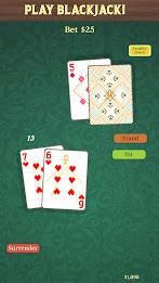 Blackjack 777 Card Game Tangkapan skrin 0